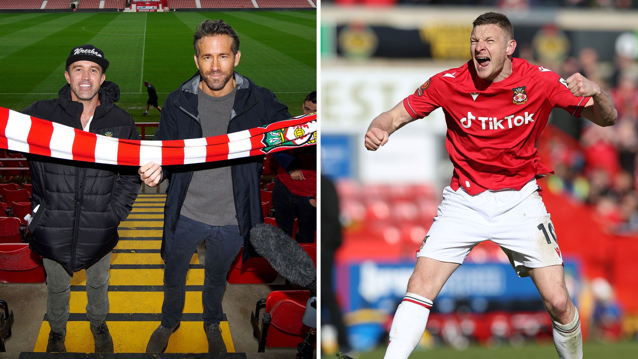 Wrexham Owners Ryan Reynolds And Rob Mcelhenney Hope For Return To Efl After 15 Year Wait 