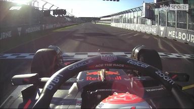 'His tyre is making contact with the line' | Verstappen's restart explained