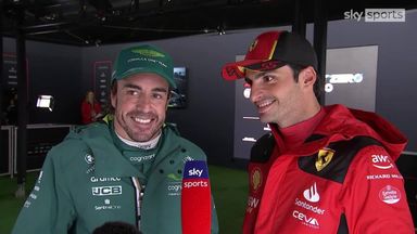 'Mercedes are quick!' - Alonso and Sainz react to qualifying