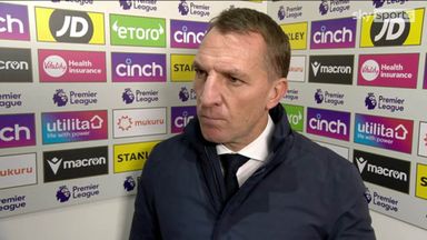 Rodgers says football can be 'cruel' after defeat to Palace