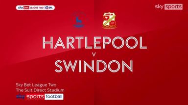 Hartlepool 2-1 Swindon Town