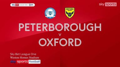 Peterborough 0-0 Oxford