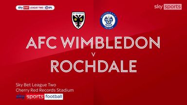 AFC Wimbledon 0-1 Rochdale