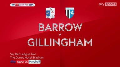 Barrow 2-1 Gillingham