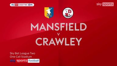 Mansfield 4-1 Crawley