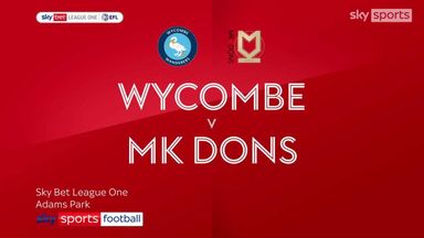 Wycombe 2-2 MK Dons