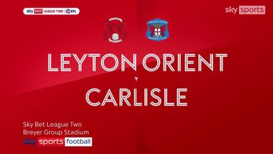 Leyton Orient 1-0 Carlisle Utd
