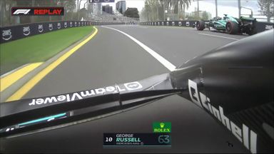 'Wow, was dangerous from the Aston' | Russell avoids Stroll