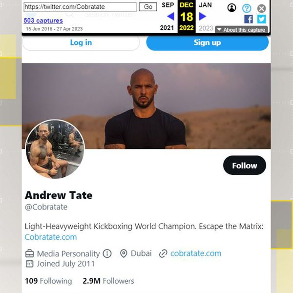 Controversial influencer Andrew Tate marks Twitter return with 'epic'  picture with football icons « Euro Weekly News