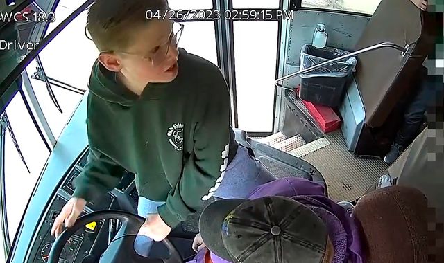 'Little hero' steers school bus to safety in Michigan after driver passes out at wheel - Vimarsana News