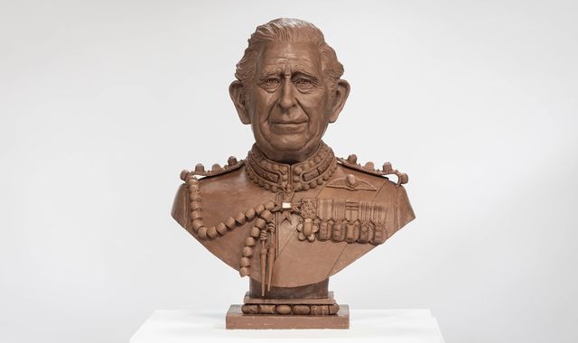 King Charles's coronation: Life-sized bust of monarch made from 17 litres of melted... - Vimarsana News