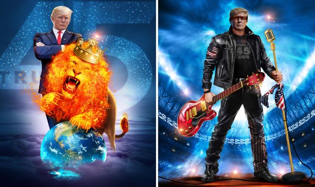 Donald Trump breaks silence on Instagram to promote his NFTs - but critics say the art... - Vimarsana News