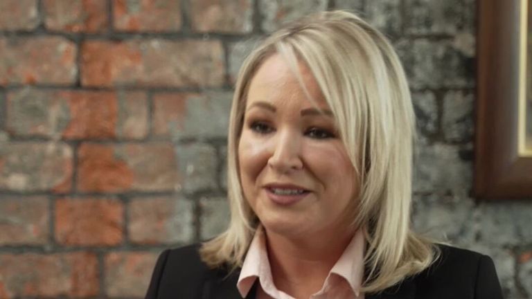 Sinn Fein&#39;s Vice President speaks to Sky News