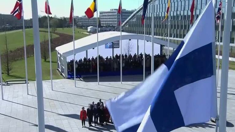 Finland flag NATO