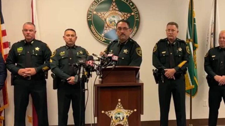 A sheriff went on a rant against gun control while announcing the arrests of two young people in connection with three fatal shootings.