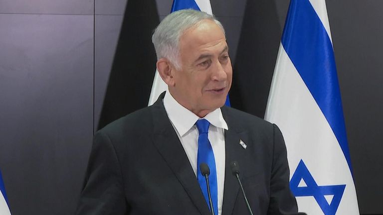 Benjamin Netanyahu, Prime Minister of Israel.