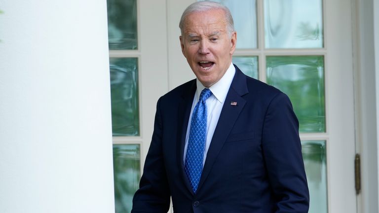 Joe Biden. Pic: Associated Press
