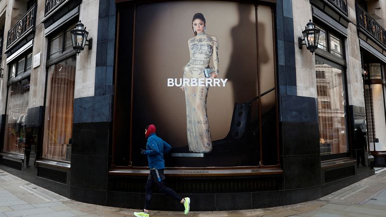 A Burberry store is seen in London, Britain, January 16, 2023. REUTERS/Peter Nicholls
