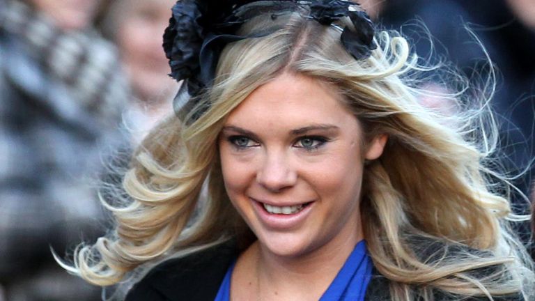 Harry&#39;s former girlfriend Chelsy Davy pictured in 2011