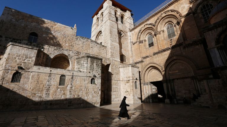 The Church of the Holy Sepulchre is said to be the place where Jesus was crucified