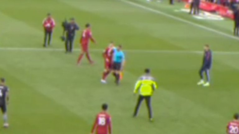 Elbow allegedly thrown on pitch