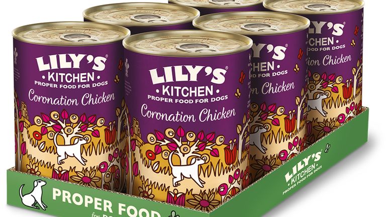 Lily&#39;s Kitchen has created a coronation chicken dog food for King Charles&#39;s coronation.