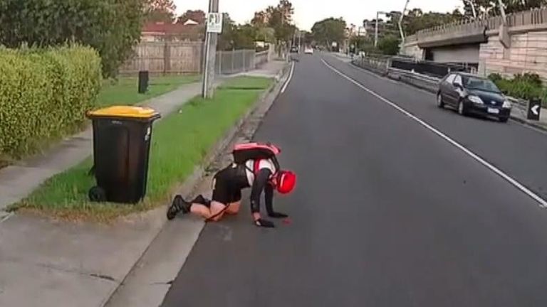 Cyclist Hurt in Melbourne Hit-and-Run Caught on Dashcam
