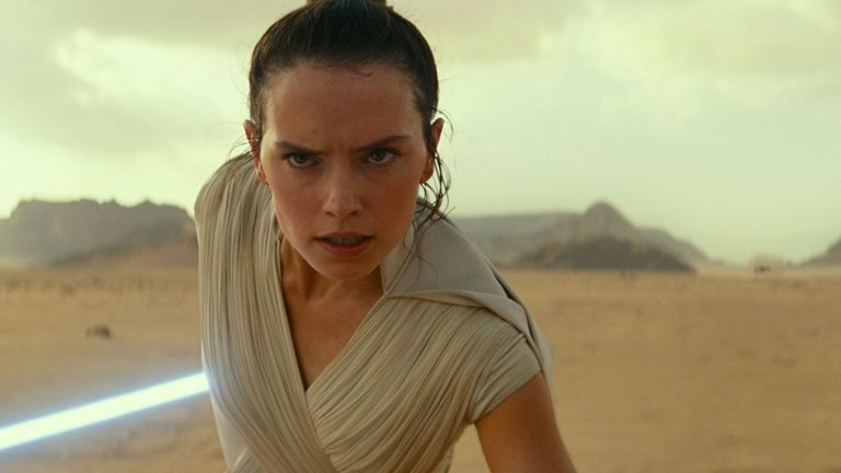 Daisy Ridley in Star Wars. Pic: Lucasfilm/Disney/Kobal/Shutterstock