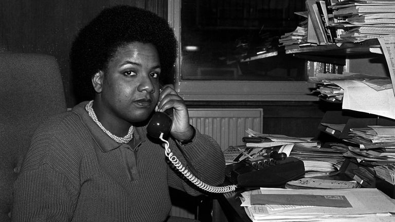 London-born Diane Abbott, 32, is the Labour candidate for Hackney North and Stoke Newington, a seat with a 8,000 Labour majority. *12/06/1987 