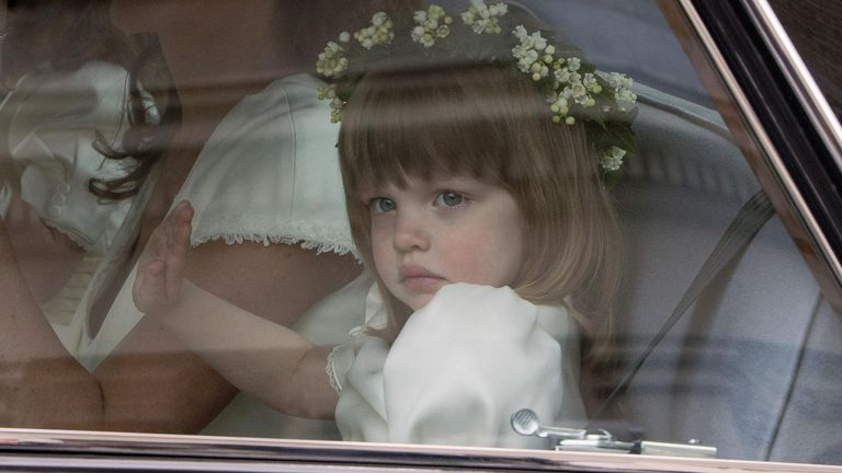 Bridesmaid Eliza Lopes pictured in 2011. Pic: PA