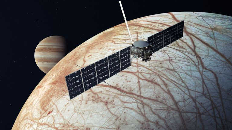 NASA'nın Europa Clipper'ı, ESA'nın Juice ile aynı güneş pillerini ve panellerini kullanıyor.  Resim: ESA
