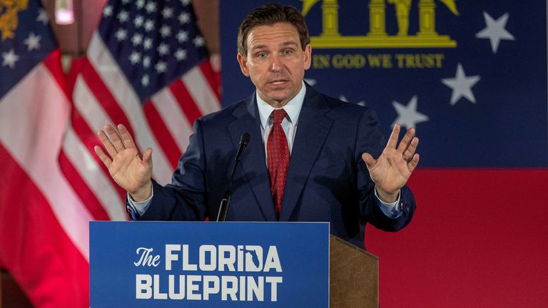 Florida Governor Ron DeSantis