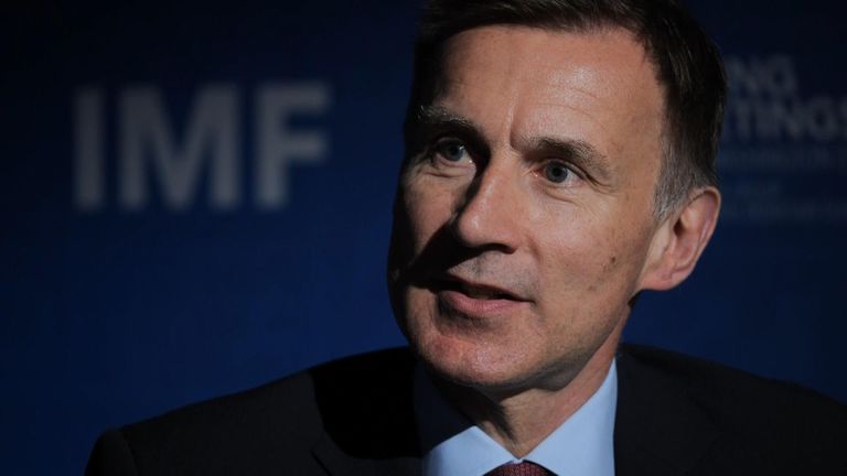 Jeremy hunt speaks to Ed Conway