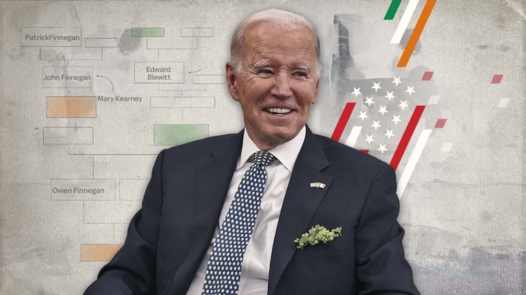 Joe Biden is visiting his ancestral home in Ireland