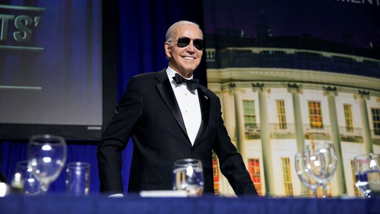 Joe Biden at the White House Correspondents&#39; Association dinner