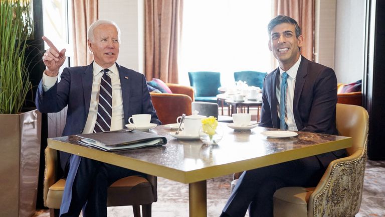 Biden and Sunak holding talks in Belfast as US president commemorates Good Friday Agreement - Vimarsana News