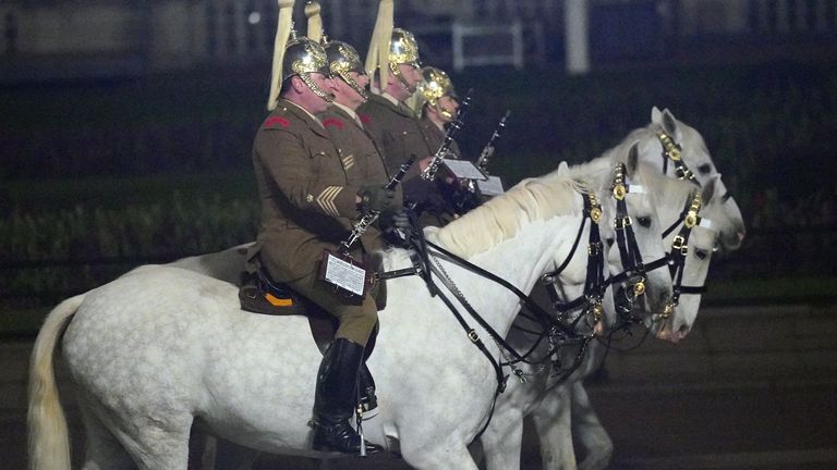 King&#39;s coronation rehearsals 