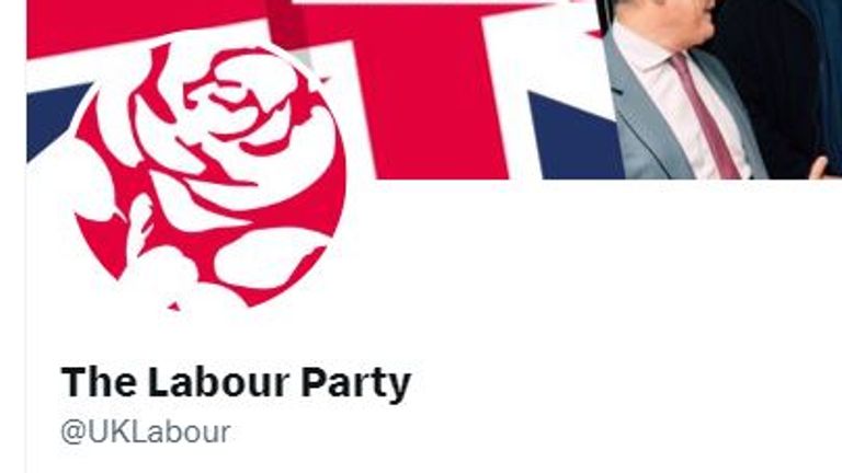 The Labour Party lost its verified account status