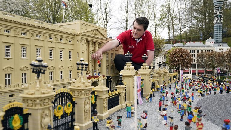 The models can be viewed at Legoland Windsor&#39;s Miniland attraction from Thursday until November
