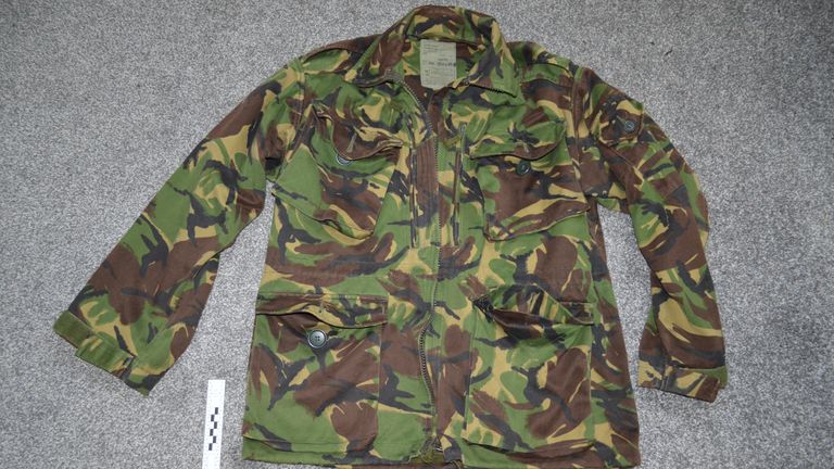 “Special ops” clothing he bought
Pic: Met Police