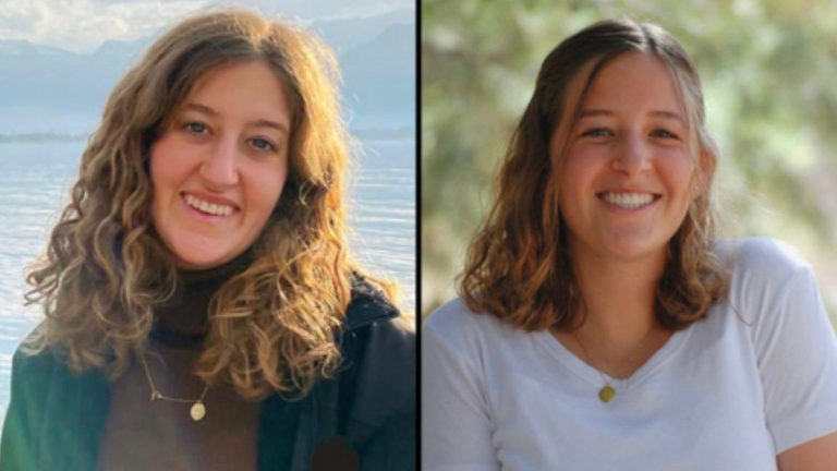 Maia (solda) ve Rina (sağda), 7 Nisan 2023 Cuma günü Batı Şeria'da açılan ateş sonucu öldü.
