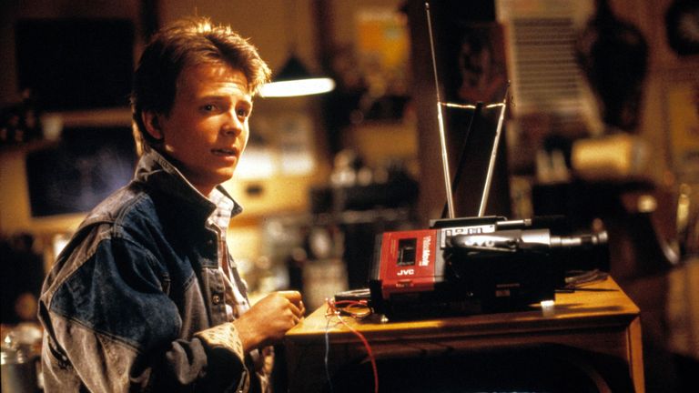 Michael J Fox in Back To The Future 1985. Pic: Moviestore/Shutterstock