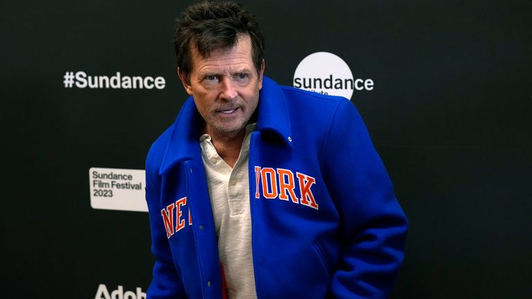 Actor Michael J. Fox, the subject of "Still: A Michael J. Fox Movie," at the premiere of the documentary film at the 2023 Sundance Film Festival, Friday, Jan. 20, 2023. Pic: AP