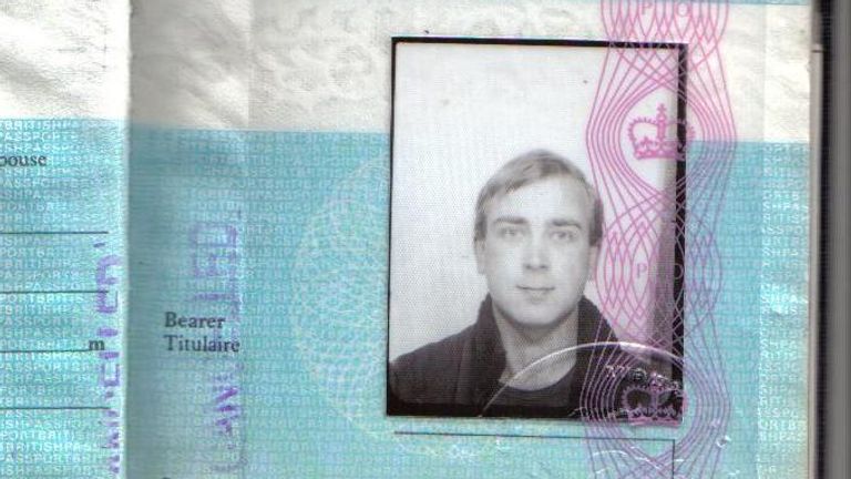 Mike Thexton&#39;s passport