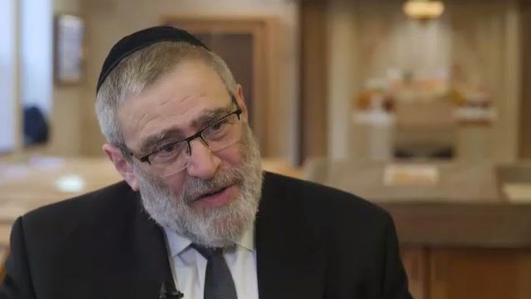 Mordechai Ginsbury, senior rabbi at Hendon United Synagogue