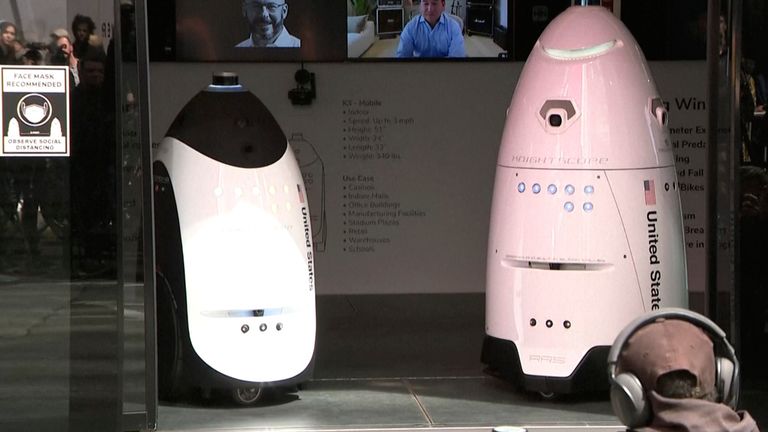 K5 Autonomous Security Robot. Pic: AP