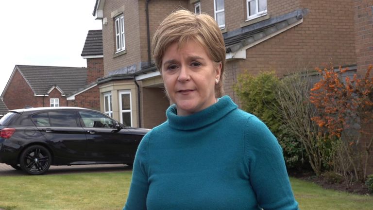 Former Scottish First Minister Nicola Sturgeon speaks for the first time since the arrest of her husband Peter Murrell.