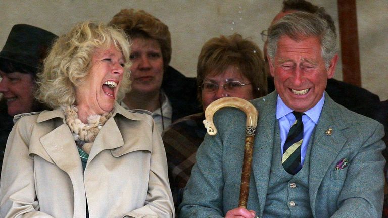 File photo dated 09/08/08 of the Prince of Wales and the Duchess of Cornwall at the Mey Highland games in Caithness. Photos from every year of the King's life have been compiled by the PA news agency, to celebrate Charles III's coronation. Issue date: Thursday April 27, 2023.