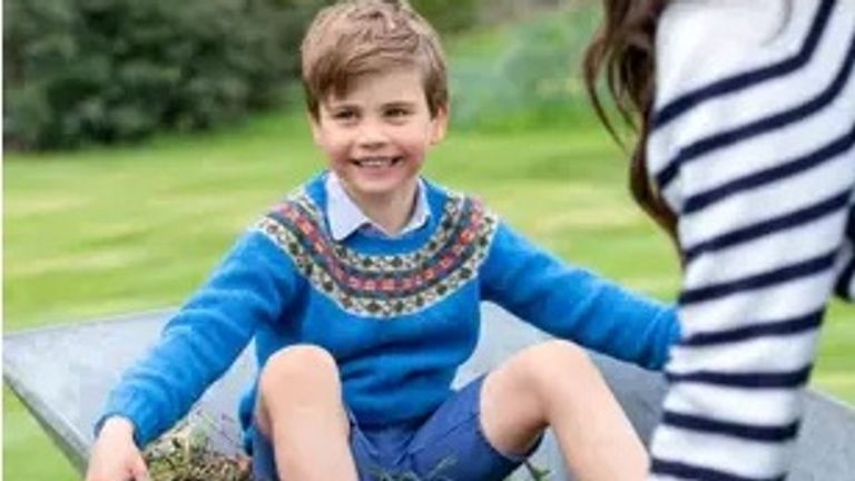 Prince Louis, pictured with his mother, the Princess of Wales, celebrates his 5th birthday on Sunday Pic: PA/Millie Pilkington