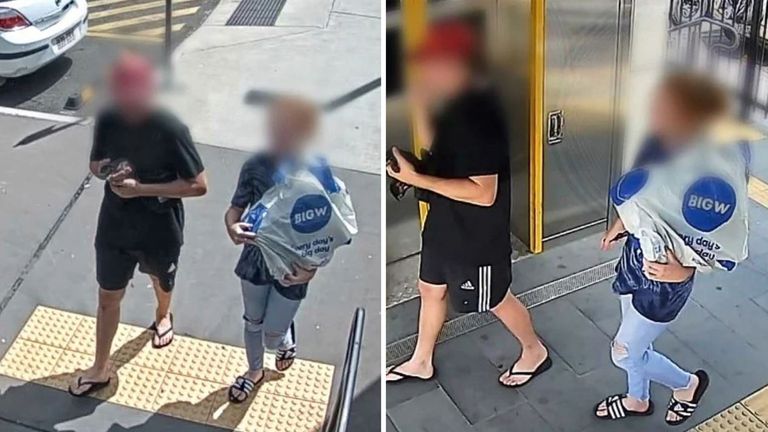 Police are searching for these people in relation to the missing platypus. Pic: Queensland Police